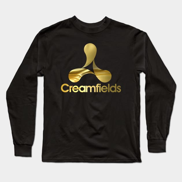 Creamfields Gold Long Sleeve T-Shirt by kuswafidan